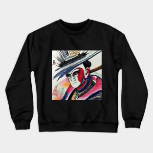 Shogun Wearing Hat Crewneck Sweatshirt